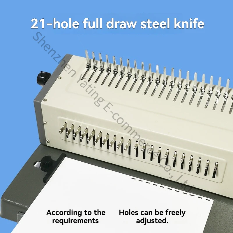 21-gaats kambindmachine, enkel - Binding Machine Comb recensie en prijs