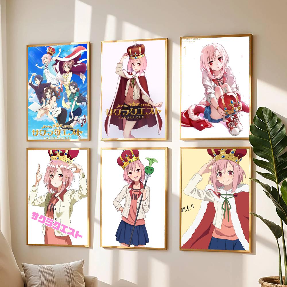 Anime S-Sakura Quest-T Poster  - Office Quest recensie en prijs