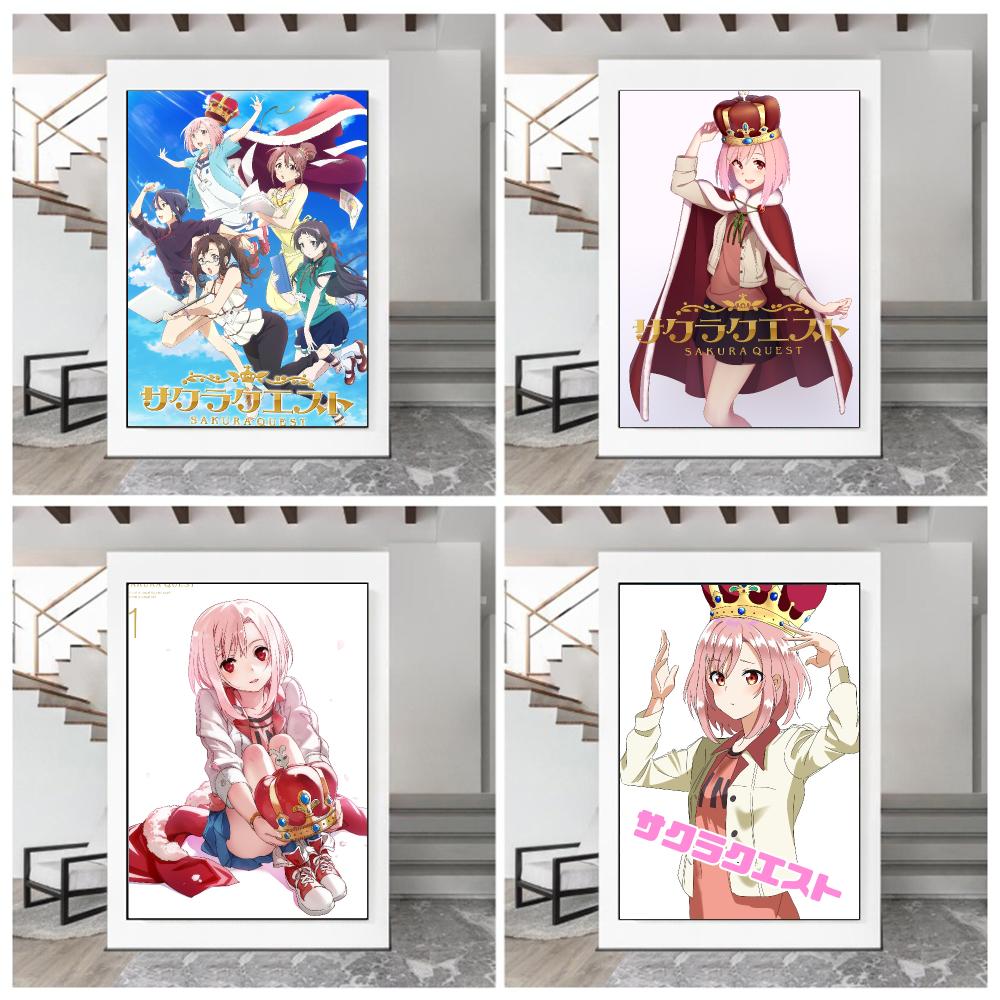 Anime S-Sakura Quest-T Poster  - Office Quest recensie en prijs