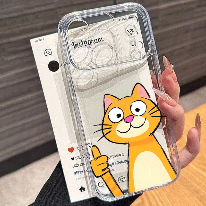 Schattige cartoon oranje katte - Receipt Printer Thermal recensie en prijs